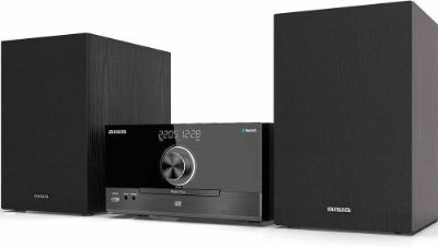 AIWA mikro mūzikas sistēma ar Bluetooth, melna
