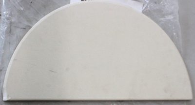 TunaBone, Half moon pizza stone, 190 mm for Kamado 23/24inch, CHIPPED CORNER