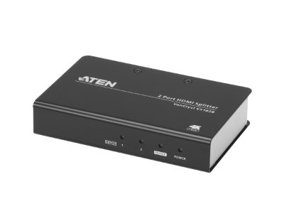 2-Port True 4K HDMI Splitter, VS182B, Input: 1 x HDMI Type A Female; Output: 2 x HDMI Type A Female