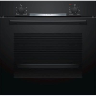 Oven, HBA530BB0S, 71 L, A, Multifunctional, EcoClean, Push pull buttons, Height 60 cm, Width 60 cm, Black