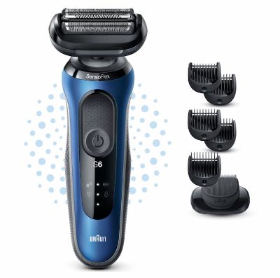 BRAUN Series 6 skuveklis AutoSense, zils