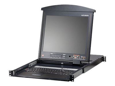 8-Port Cat 5 Dual Rail 19" LCD KVM Switch with Daisy-Chain Port, KL1508AN-AXA-AG, 1 x USB Type-A Female