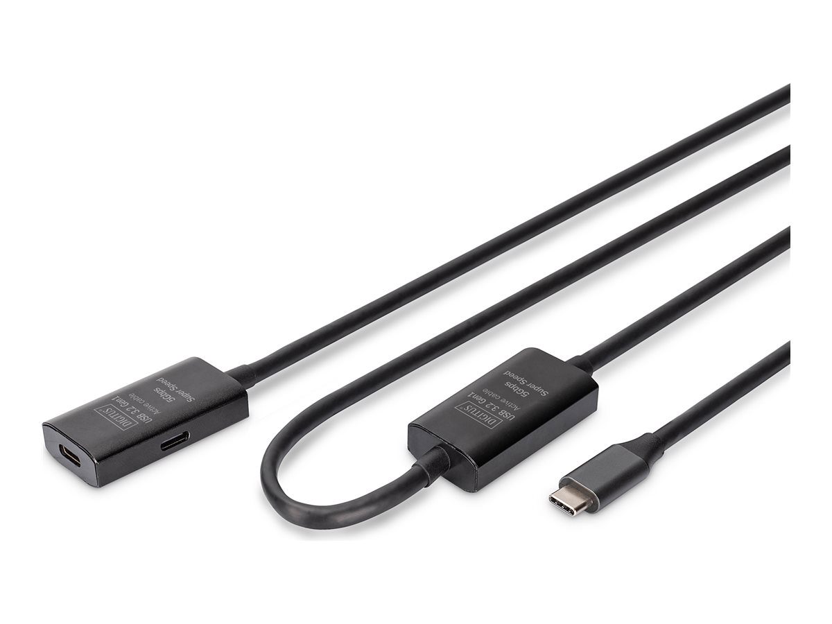 Active USB 3.2 Gen1 5G extension cable, DA-73109, USB-C to USB-C