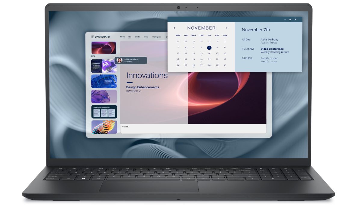 Dell Pro 15 Essential PV15250, Carbon Black, 15.6 ", WVA, FHD, 1920 x 1080 pixels, Anti-glare, Intel Core i7, i7-1355U, 16 GB, DDR5, Solid-state drive capacity 1000 GB, Intel UHD Graphics, Windows 11 Home, 802.11ax, Keyboard language English, Warranty 36 month(s), Battery warranty 12 month(s)