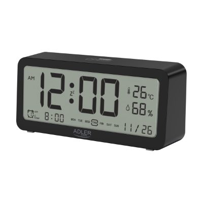 Alarm Clock, AD 1195b, Alarm function, Black