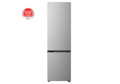 LG Refrigerator, GBBSJ1CCPY, Energy efficiency class C, Free standing, Combi, Height 186 cm, Fridge net capacity 220 L, Freezer net capacity 113 L, Display, 34 dB, Prime Silver