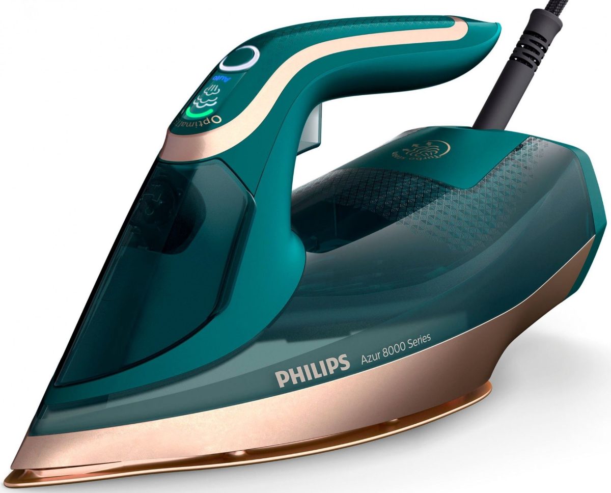 PHILIPS 8000 sērijas Tvaika gludeklis,3000W, opāla zaļš