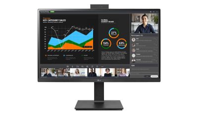 LCD Monitor, LG, 27", Panel IPS, 2560x1440, 16:9, 5 ms, Speakers, Swivel, Pivot, Height adjustable, Tilt, Colour Black, 27BQ75QC-B