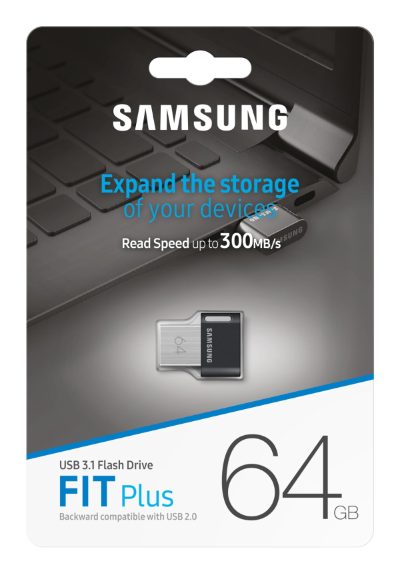 MEMORY DRIVE FLASH USB3.1 64GB/FIT PLUS MUF-64AB/APC SAMSUNG