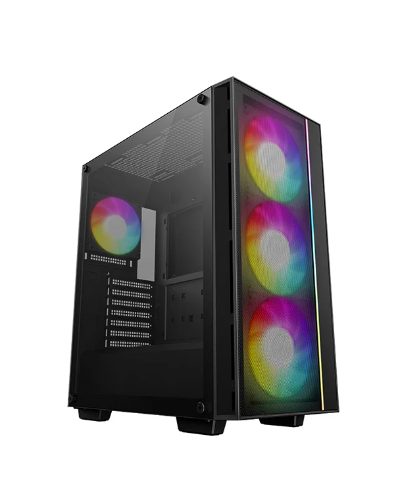 Deepcool Case, MATREXX 55 Mesh V4 C, Black, Mid Tower, ATX PS2