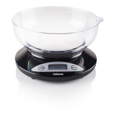 Kitchen scale, KW-2430, Maximum weight (capacity) 2 kg, Graduation 1 g, Display type LCD, Black