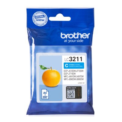 Brother LC3211C, Inkjet cartridge, Cyan