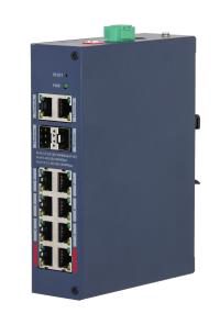 Switch, DAHUA, CHS4212-8GT-110, Switch type Managed, Switch layer L2, Form factor Desktop, 10xRJ-45 ports, RJ-45 Ports Type Gigabit Ethernet (10/100/1000), 10xGigabit Ethernet (copper) ports quantity, 2xSFP module slots quantity, Power over Ethernet (PoE) Yes, 8xPower over Ethernet (PoE) ports quantity, Total Power over Ethernet (PoE) budget 110 W