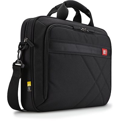 DLC115, Fits up to size 15 ", Messenger - Briefcase, Shoulder strap, Black