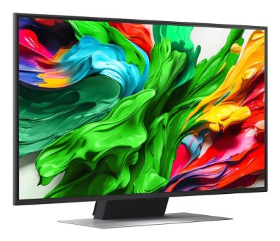TV Set, LG, 43", 4K/Smart, 3840x2160, Wireless LAN, Bluetooth, webOS, Black / Grey, 43QNED87A3D