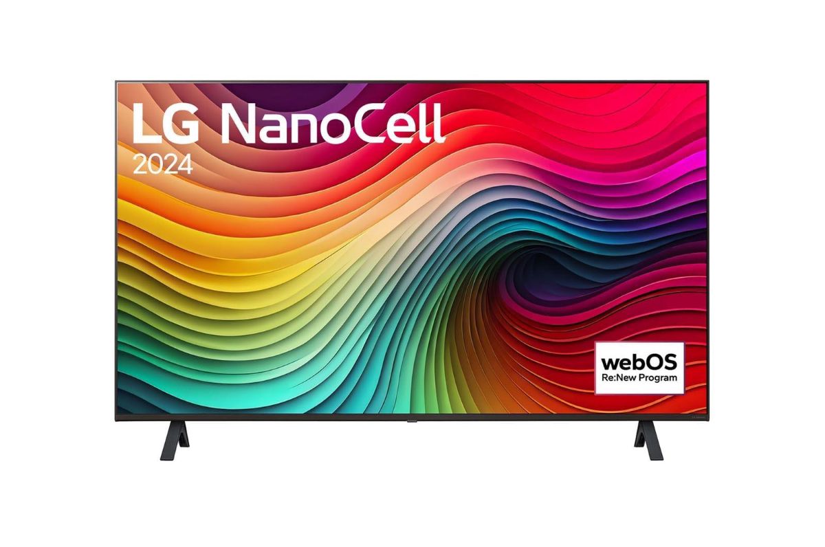 TV Set, LG, 43", 4K/Smart, 3840x2160, Wireless LAN, Bluetooth, webOS, 43NANO82T3B
