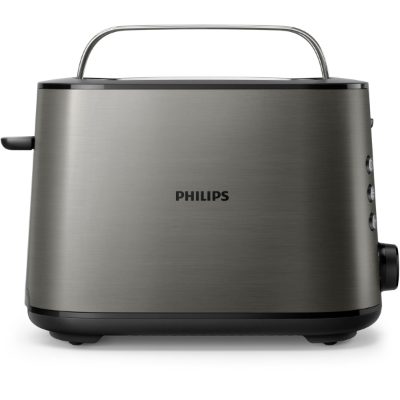 PHILIPS Viva Collection tosteris, melns