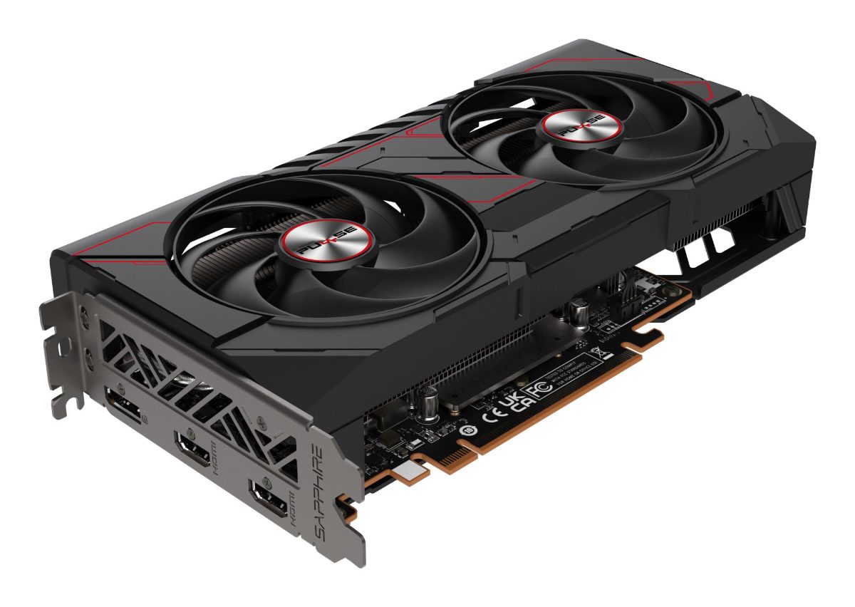Graphics Card, SAPPHIRE, AMD Radeon RX 9060 XT, 16 GB, GDDR6, 128 bit, PCIE 5.0 16x, GPU 2700 MHz, Dual Slot Fansink, 2xHDMI, 1xDisplayPort, 11350-03-20G