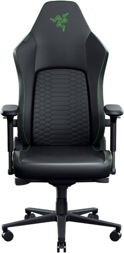 Razer Iskur V2 NewGen, Ergonomic Gaming Chair with Breathable Comfort, Black/Green