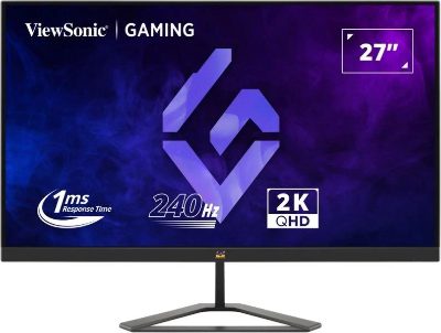 LCD Monitor, VIEWSONIC, VX2758A-2K-PRO-3, 27", Gaming, Panel IPS, 2560x1440, 16:9, 240Hz, 1 ms, Tilt, Colour Black