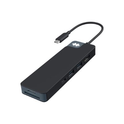Hyper HyperDrive Flex 8 Port USB-C Hub, Black, HD4102BKGL, HDMI ports quantity 1