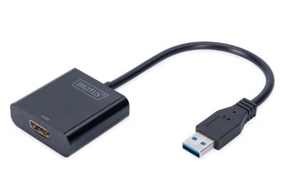 Digitus USB-A 3.2 Gen 1 to HDMI, Graphic Adapter, 0.15 m