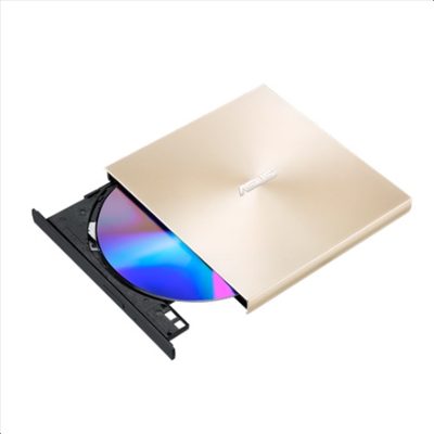ZenDrive U9M, Interface USB 2.0, DVD±RW, CD read speed 24 x, CD write speed 24 x, Gold