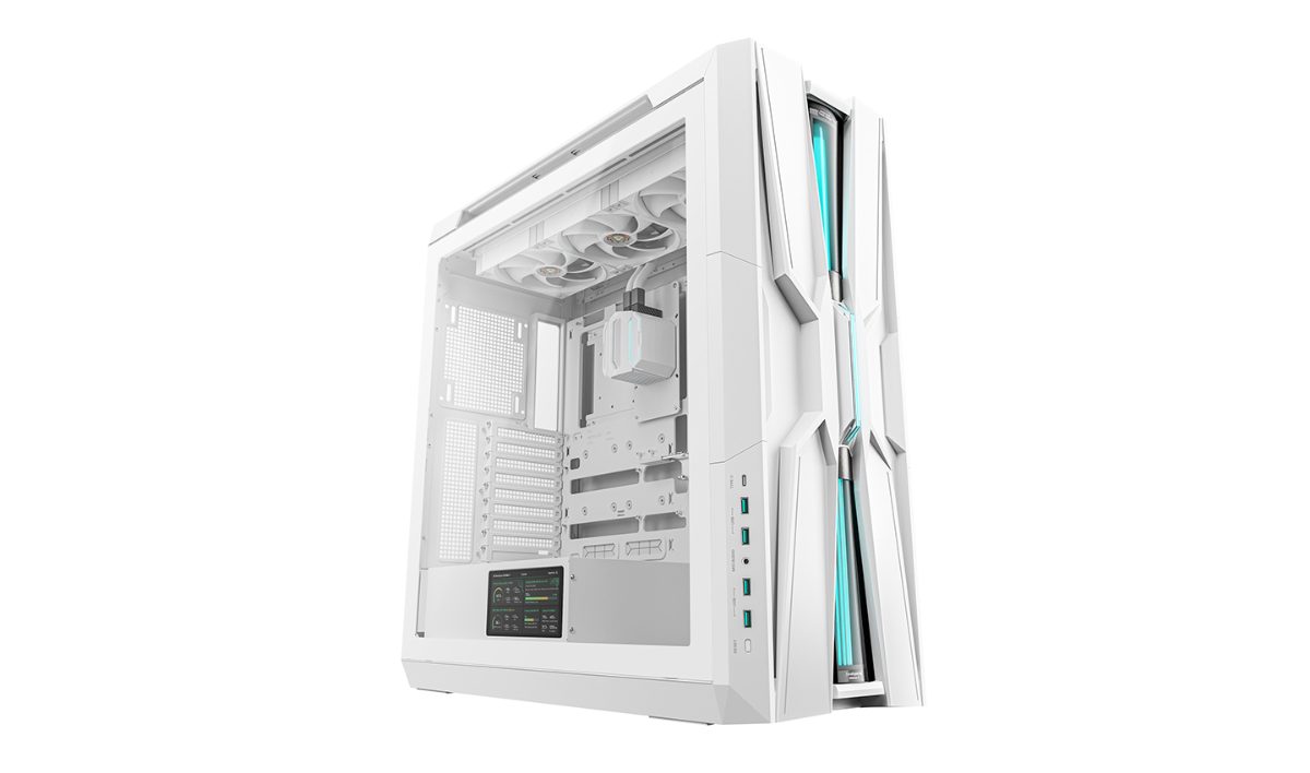 Deepcool Integrated Liquid Cooling Case, GENOME III, White, Full-Tower, ATX PS2 (maximum length: 180mm)