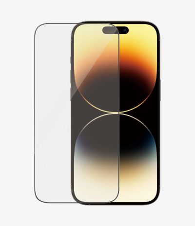 Screen protector, Apple, iPhone 14 Pro, Glass, Clear, Ultra-Wide Fit; Easy installation; Fingerprint resistant