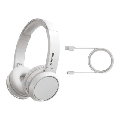 PHILIPS austiņas On-Ear ar Bluetooth, baltas