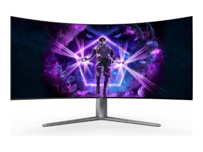AG456UCZD AGON PRO, 45 ", OLED, QHD, 21:9, 240 Hz, 0.03 ms, 3440 x 1440 pixels, HDMI ports quantity 2, Black, Warranty 36 month(s)