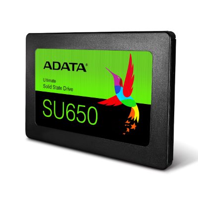 Ultimate SU650 3D NAND SSD, 480 GB, SSD form factor 2.5”, Solid-state drive interface SATA, Read speed 520 MB/s, Write speed 450 MB/s