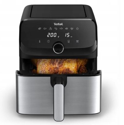 TEFAL Easy Fry Mega Air Fryer, EY855D10, Power 1700 W, Capacity 7.5 L, Black