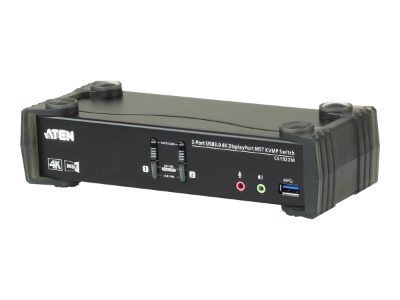 2-Port USB 3.0 4K DisplayPort MST KVMP Switch, CS1922M-AT-G