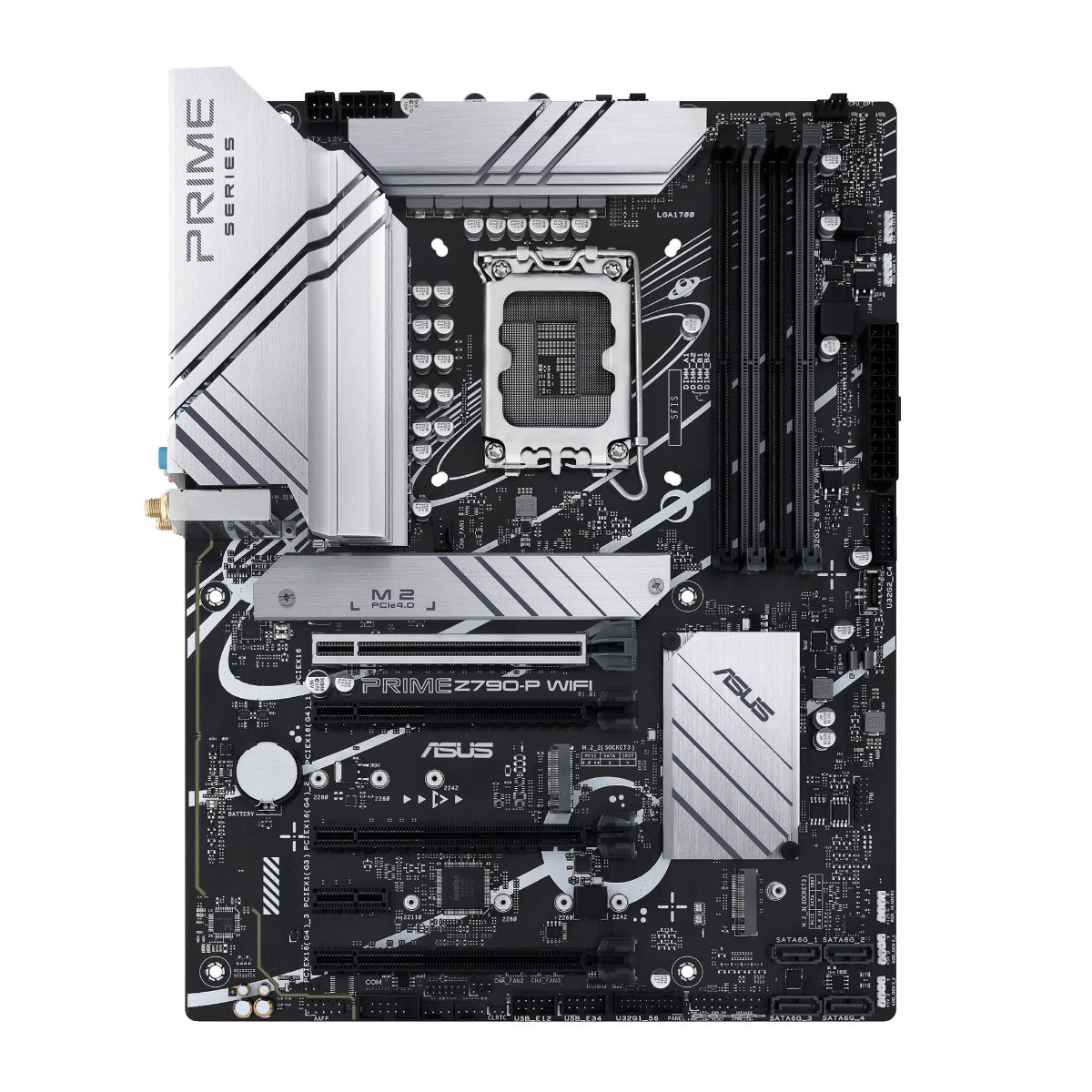 PRIME Z790-P WIFI, Processor family Intel, Processor socket LGA1700, DDR5, Supported hard disk drive interfaces SATA, M.2, Number of SATA connectors 4