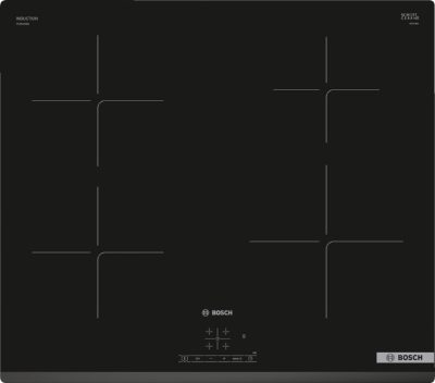 Hob, PUE63KBB6E, Induction, Number of burners/cooking zones 4, Touch, Timer, Black