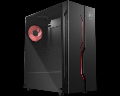 MSI MAG VAMPIRIC 010M PC Case, Midi-Tower, USB 3.2, Black, MSI, MAG VAMPIRIC 010M, Black, ATX