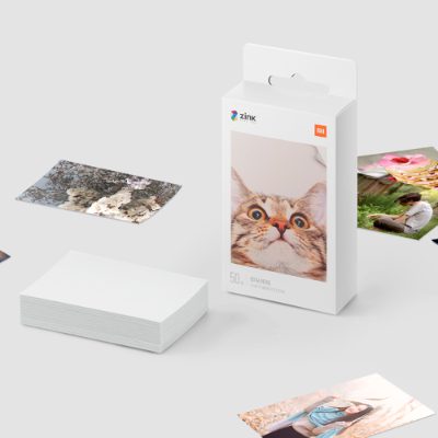 Mi Portable Photo Printer Paper, TEJ4019GL, Photo Paper, 2x3-inch