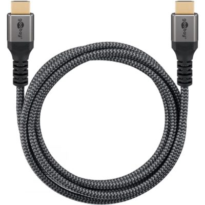 Goobay High Speed HDMI Cable with Ethernet, HDMI to HDMI, 1 m