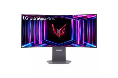 Monitor, LG, 34GS95QE-B, 34", Gaming/Curved, Panel OLED, 3440x1440, 21:9, 240Hz, Matte, 0.03 ms, Swivel, Height adjustable, Tilt, Colour Black