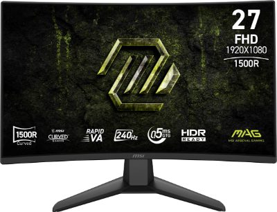 LCD Monitor, MSI, 27 ", 1920 x 1080 pixels, Full HD, Native aspect ratio 16:9, Curved, MAG274CFX24