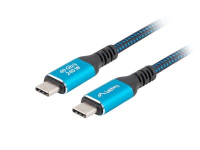 USB-C M/M 4.0 CABLE 240W 8K 60HZ, CA-CMCM-44CU-0005-BK