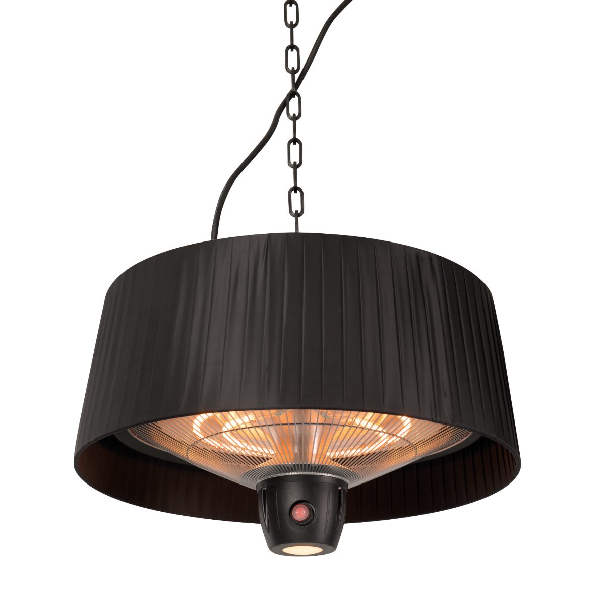 Heater, ARTIX C-HB, Compact Bright Hanging, Infrared, 1500 W, Black, IP24