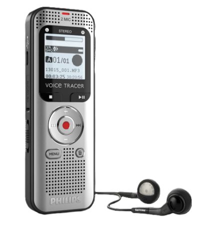 PHILIPS diktafons, 8GB, sudraba