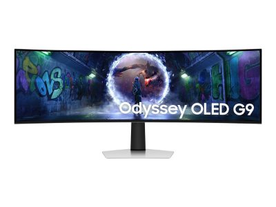 LS49DG934SUXEN Odyssey G9 G93SD, 49 ", OLED, DQHD, 32:9, 240 Hz, 0.03 ms, 5120 x 1440 pixels, 250 cd/m², HDMI ports quantity 1, Silver