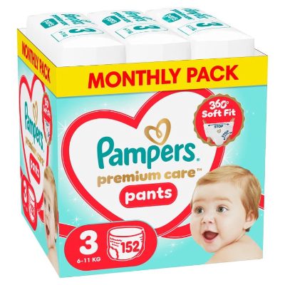 Pampers Pants autiņbiksītes, 3. izmērs, 6-11kg, 152gab.