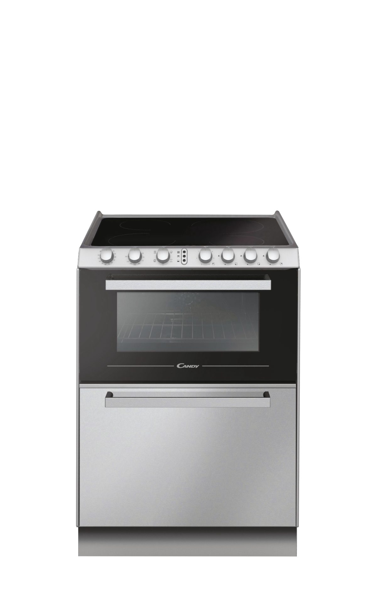 Oven, TRIOVXNT/1, 38 L, Multifunctional, Manual, Knobs, Convection, Height 86.5 cm, Width 60 cm, Stainless Steel