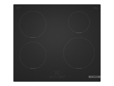 Bosch PIE61ABB5E, Hob, Induction, Number of burners/cooking zones 4, Touch, Matt Black, Timer