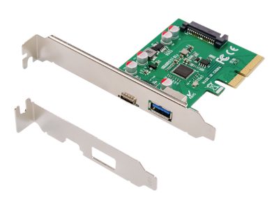 PCIe card, USB-C 3.1 Gen 2, 10Gpbs, USB-A 3.1, DS-30225