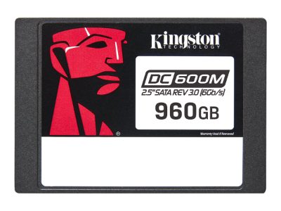 Kingston DC600M, 960 GB, SSD form factor 2.5", Solid-state drive interface SATA Rev. 3.0, Read speed 560 MB/s, Write speed 530 MB/s